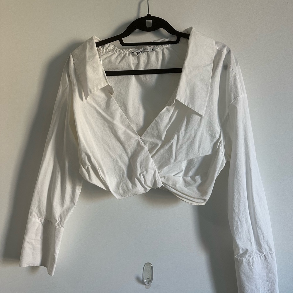 Zara Cropped Blouse